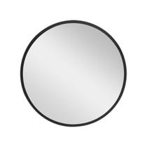 Espelho Decorativo Grande Minimalista para Banheiro Sala e Quarto 70 cm - Preto
