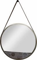 Espelho Decorativo Grande Redondo Com Alça Para Parede - 53cm - Fwb