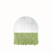 Espelho Decorativo Half Bangs Verde Limão 27 Cm