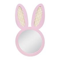 Espelho Decorativo Infantil 43cm X 44cm Rosa