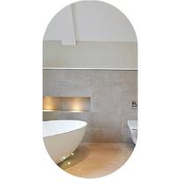 Espelho Decorativo Lapidado Oval 50x80cm Espelho Decorativo Lapidado Oval 50x80cm