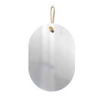 Espelho Decorativo Lina Alça Sisal Natural 60X40 Cm Oblongo