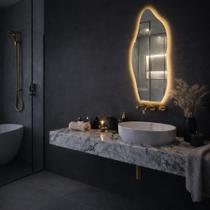 Espelho Decorativo Linha Fit com LED Bivolt Sofisticação Para Seu Ambiente Hall