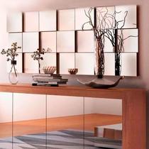 Espelho Decorativo Liverpool 3D Painel Vidro 21 Peças