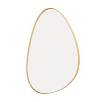 Espelho Decorativo Luxo 40x60cm Dourado Rio Home