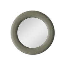Espelho Decorativo Madrid Bouclê 90cm Redondo Verde Colina Espelho Decorativo Madrid Bouclê 90cm Redondo Verde Colina