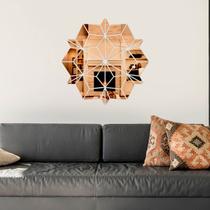 Espelho Decorativo Mandala Sol Bronze Espelho Decorativo Mandala Sol Bronze