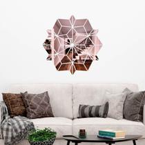 Espelho Decorativo Mandala Sol Rose Espelho Decorativo Mandala Sol Rose