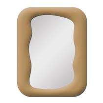 Espelho Decorativo Milão Bouclê 67x90cm Caramelo Espelho Decorativo Milão Bouclê 67x90cm Caramelo