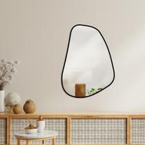 Espelho Decorativo Moderno Orgânico Modelo Moscou 53cm X 73cm Espelho Decorativo Moderno Orgânico Modelo Moscou 53cm X 73cm