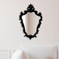 Espelho Decorativo Moldura Clássica 60x40 de Parede para Decorar Sala Quarto Banheiro
