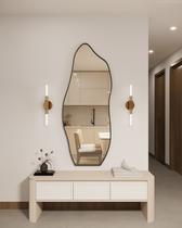 Espelho Decorativo Moldura de Aluminio E06 170 x 70 Orgânico Lapidado Moderno Pinterest Preto Espelho Decorativo Moldura de Aluminio E06 170 x 70 Orgânico Lapidado Moderno Pinterest Preto