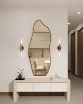 Espelho Decorativo Moldura de Aluminio E06 170 x 70 Orgânico Lapidado Moderno Pinterest Rose Gold Espelho Decorativo Moldura de Aluminio E06 170 x 70 Orgânico Lapidado Moderno Pinterest Rose Gold