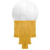 Espelho Decorativo Moon Esc Bangs Mostarda 38 Cm