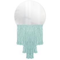 Espelho Decorativo Moon Esc Bangs Verde Água 38 Cm