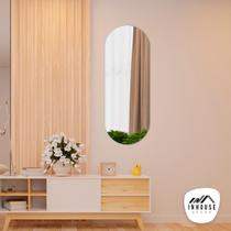 Espelho Decorativo Multiuso Lapidado Pendurador 120X40 Cm