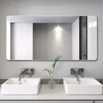Espelho Decorativo Multiuso Retangular Para Quarto Sala Banheiro