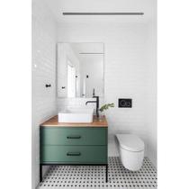 Espelho Decorativo Multiuso Retangular Pendurador Para Quarto Sala Banheiro 40x40 CM