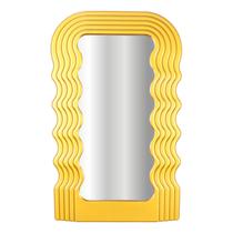 Espelho Decorativo Ondulado Estilo Vintage Dourado 42cm - Chinatown Espelho Decorativo Ondulado Estilo Vintage Dourado 42cm - Chinatown