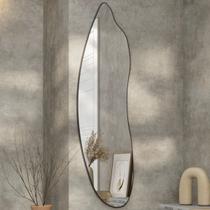 Espelho Decorativo Orgânico 120cm 100% Mdf Preto Fosco Es18 - Dalla Costa
