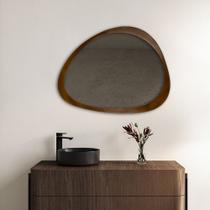 Espelho Decorativo Orgânico 50x65 Emoldurado de Parede para Quarto Escritório Banheiro Espelho Decorativo Orgânico 50x65 Emoldurado de Parede para Quarto Escritório Banheiro