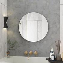 Espelho Decorativo Orgânico 70cmx70cm E08, Moderno Luxo Sala Quarto Banheiro Incolor