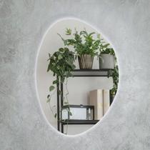 Espelho Decorativo Orgânico com Led 66x52cm Branco - In House Decor