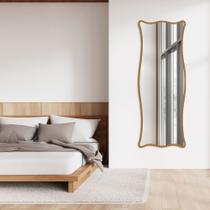 Espelho Decorativo Orgânico Grande Modelo Jade 70cm X 160cm de Parede para Sala Lavabo Espelho Decorativo Orgânico Grande Modelo Jade 70cm X 160cm de Parede para Sala Lavabo