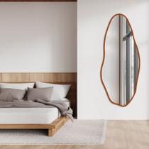 Espelho Decorativo Orgânico Grande Modelo Pedra 70cm X 160cm de Parede para Cozinha Banheiro