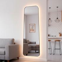 Espelho Decorativo Orgânico Led 170x70 Suporte de Parede Tetris Para Sala Quarto Banheiro Escritório Espelho Decorativo Orgânico Led 170x70 Suporte de Parede Tetris Para Sala Quarto Banheiro Escritório