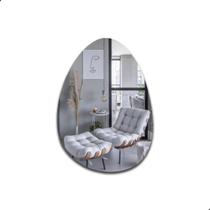 Espelho Decorativo Organico Rustico Para Sala 50x70 Abstrato - Spacoshop