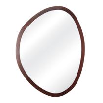 Espelho Decorativo Orgânico Tabaco 64X77 Cm Espelho Decorativo Orgânico Tabaco 64X77 Cm