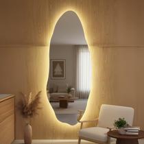 Espelho Decorativo Orgânico Vênus Lopazzi 150x40cm com Iluminação LED Bivolt Touch 3 Temperaturas de Cor Espelho Decorativo Orgânico Vênus Lopazzi 150x40cm com Iluminação LED Bivolt Touch 3 Temperaturas de Cor