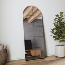 Espelho Decorativo Orgânico Vertical de Luxo 72x182cm Moldura MDF ES25 Nature Dalla Costa Espelho Decorativo Orgânico Vertical de Luxo 72x182cm Moldura MDF ES25 Nature Dalla Costa