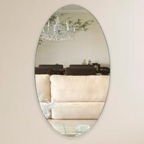 Espelho Decorativo Oval com Pendurador 130x60cm - In House Decor