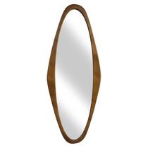 Espelho Decorativo Oval Corpo Inteiro 100x40cm Emoldurado para Sala Cozinha Banheiro Espelho Decorativo Oval Corpo Inteiro 100x40cm Emoldurado para Sala Cozinha Banheiro
