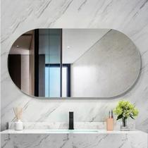 Espelho Decorativo Oval de Parede Para Banheiro Sala Hall