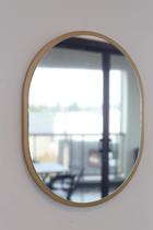 Espelho Decorativo Oval Londres 50x40cm Diversas Cores Banheiro Quarto Sala - Lopes Decor