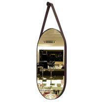Espelho Decorativo Oval Moderno Quarto
