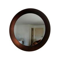 Espelho Decorativo Paella Cobre Craquelado 60 Cm Redondo