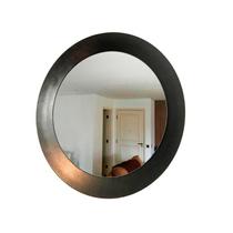 Espelho Decorativo Paella Prata Craquelado 60 Cm Redondo