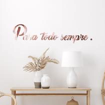 Espelho Decorativo Para Todo Sempre Rosé Espelho Decorativo Para Todo Sempre Rosé