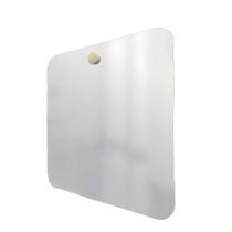 Espelho Decorativo Pen Cantos Pendurador Branco 50X50 Cm Espelho Decorativo Pen Cantos Pendurador Branco 50X50 Cm