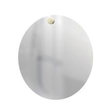 Espelho Decorativo Pen Pendurador Branco 50 Cm Redondo