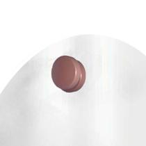 Espelho Decorativo Pen Pendurador Rosa 50 cm Redondo