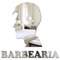 Espelho Decorativo Presente Criativo Barbearia Barber Shop 1 - 3D Fantasy
