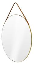 Espelho Decorativo Redondo 33cm Com Alça Suspenso De Parede Espelho Decorativo Redondo 33cm Com Alça Suspenso De Parede
