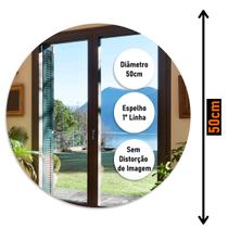 Espelho Decorativo Redondo Decoração Ambiente 50cm Espelho Decorativo Redondo Decoração Ambiente 50cm