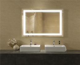 Espelho Decorativo Retangular Com Led Bivolt 90X60Cm - Propria