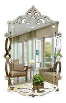 Espelho Decorativo Retangular Veneziano Em Acrílico P